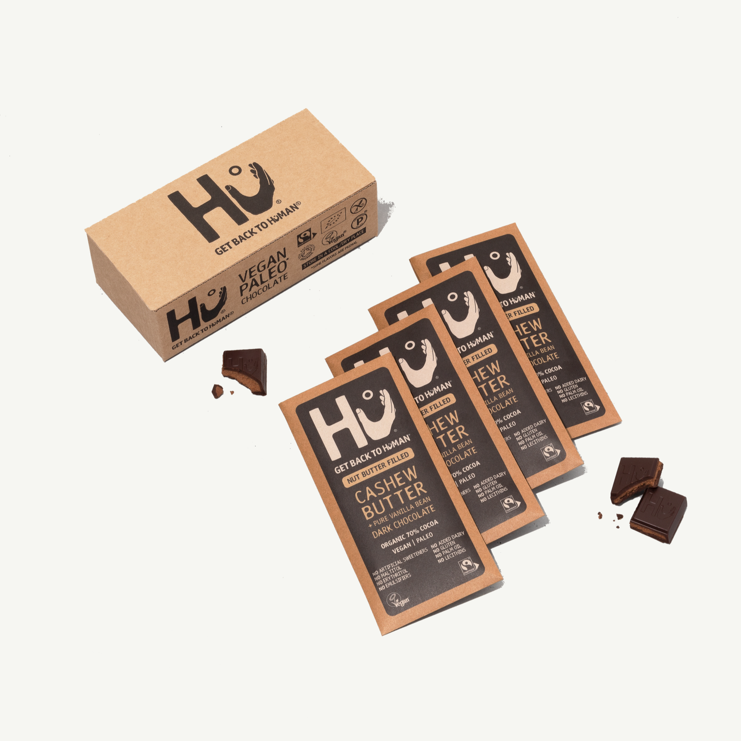 Hu Cashew Butter + Pure Vanilla Dark Chocolate Bar Single Bar