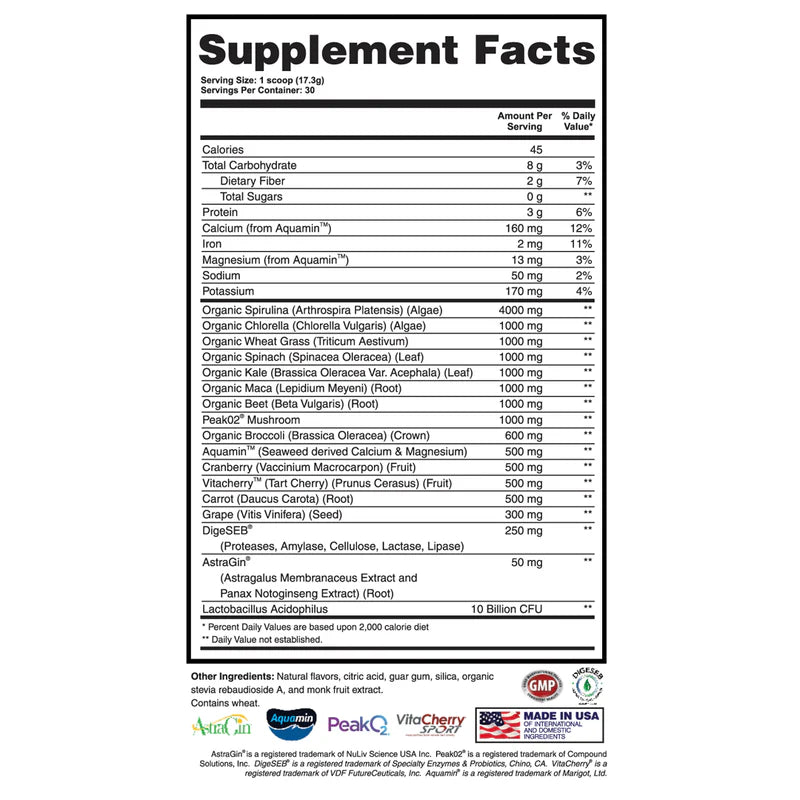 Apollon Nutrition - Greens