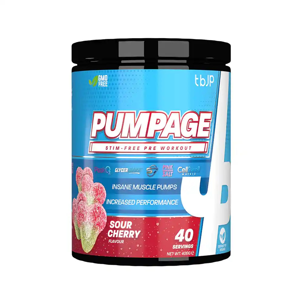 TBJP - Pumpage Stim Free Pre Workout 40 Servings