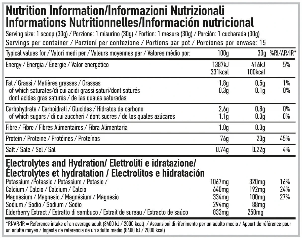 Per4m - Clear Whey Isolate + Electrolytes 900g