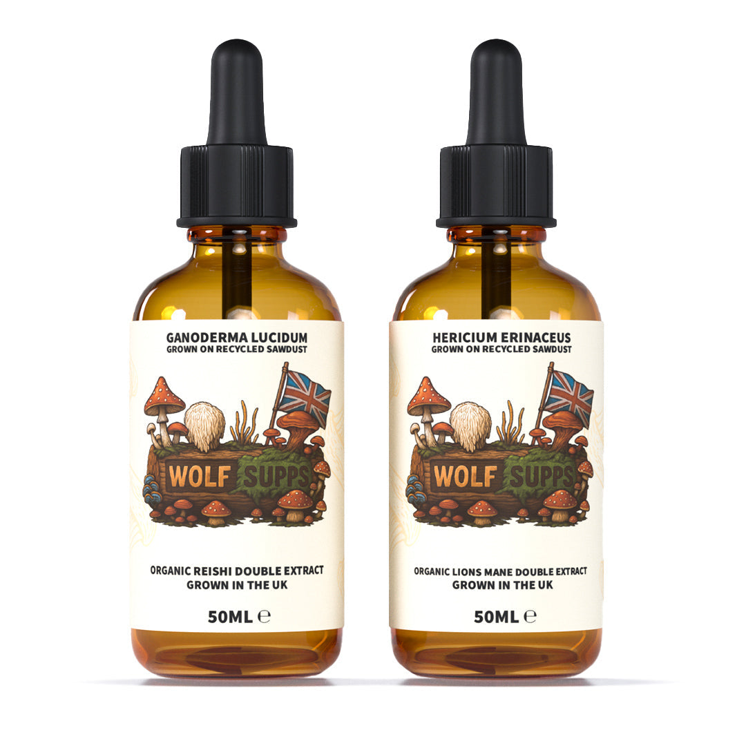 Wolf Supplements Mushroom Tincture Range