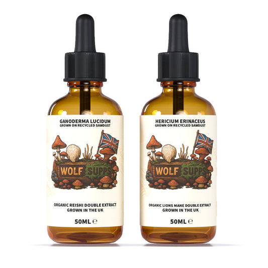 Wolf Supplements Mushroom Tincture Range