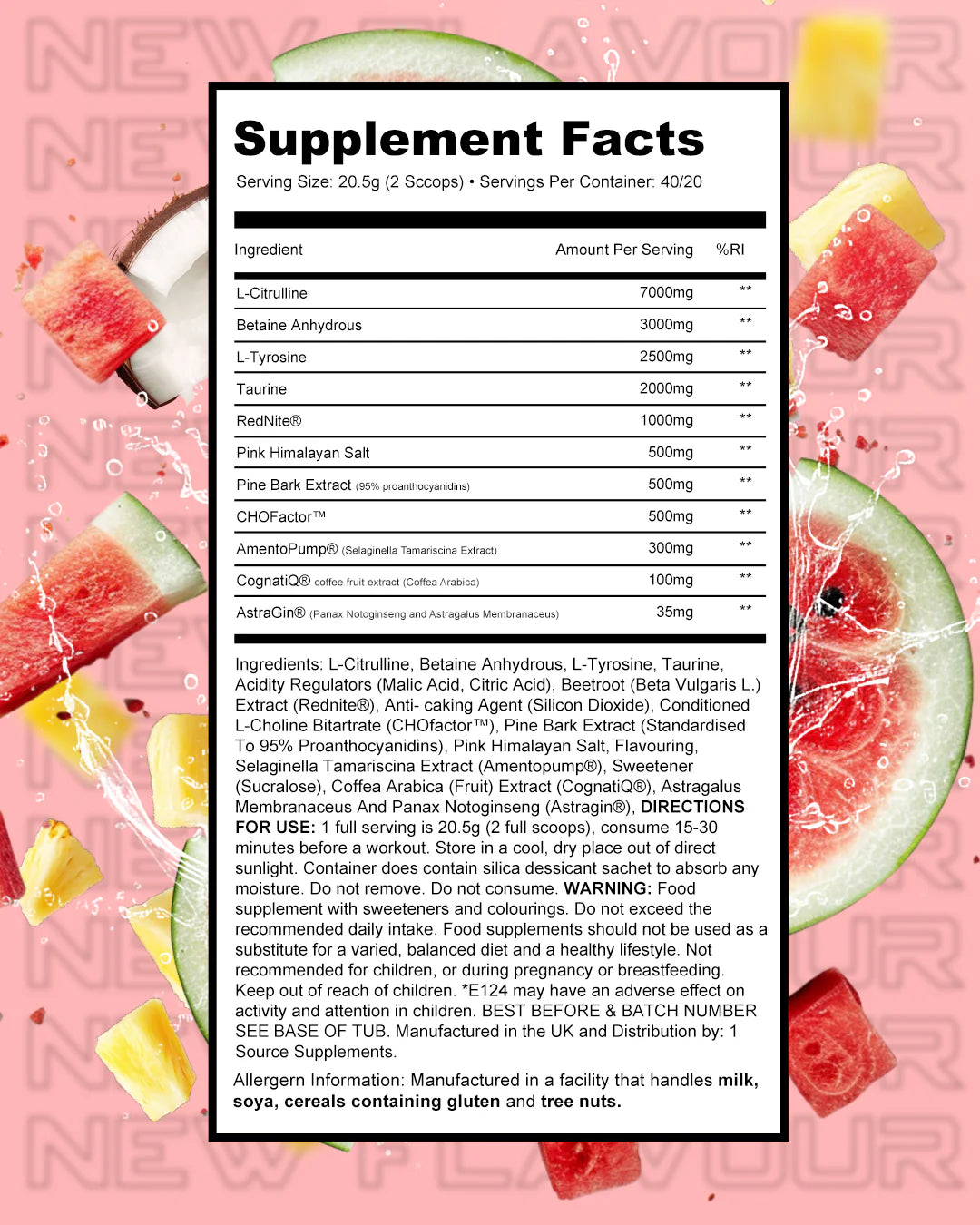 1 Source Supps - Pumped 1