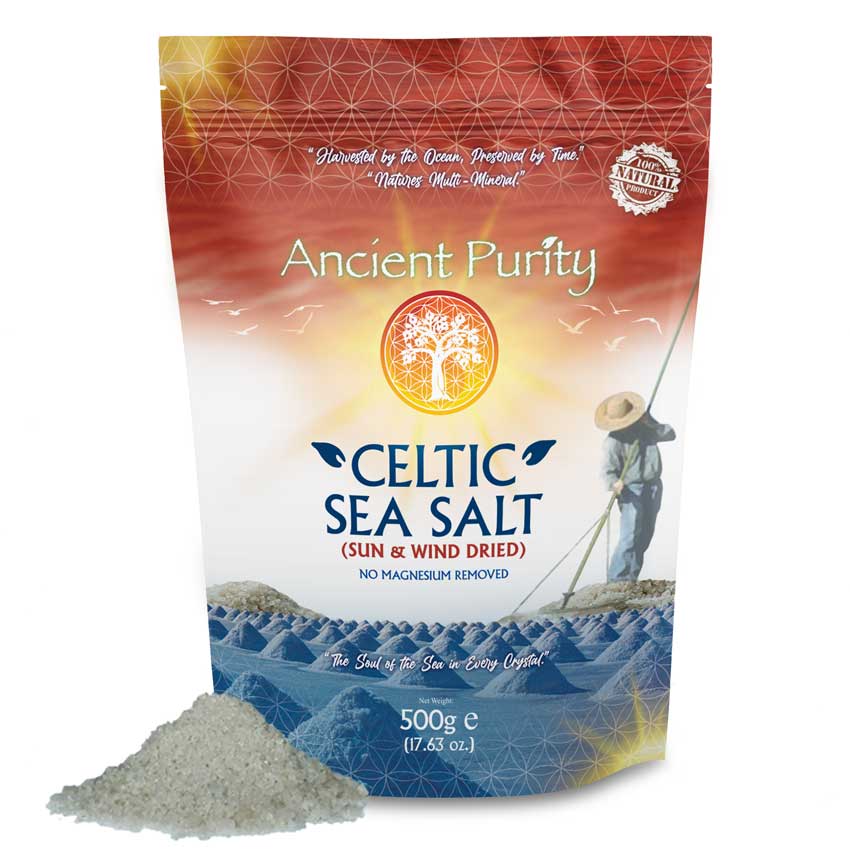 Ancient Purity - Celtic Sea Salt Coarse Whole Real Salt | France | 500g