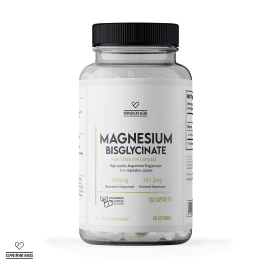 Supplement Needs - Magnesium Bisglycinate 120 Caps