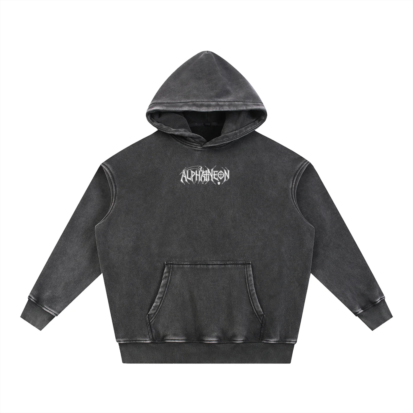 Alpha Neon - Ascend Oversized Hoodie Black