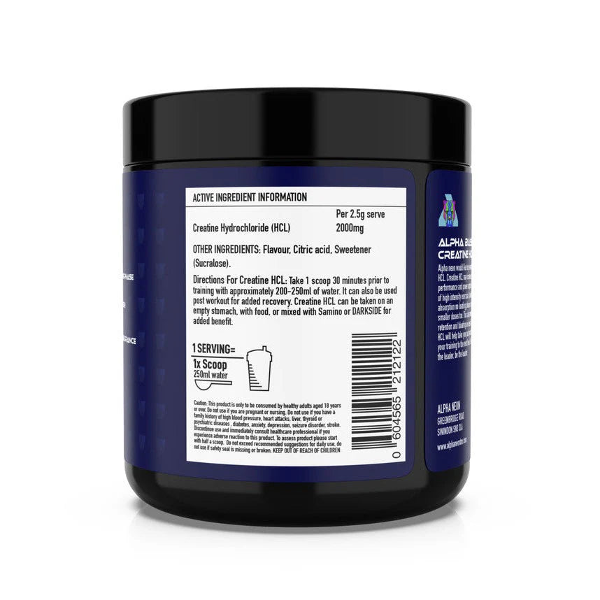 Alpha Neon - Creatine HCL 225g