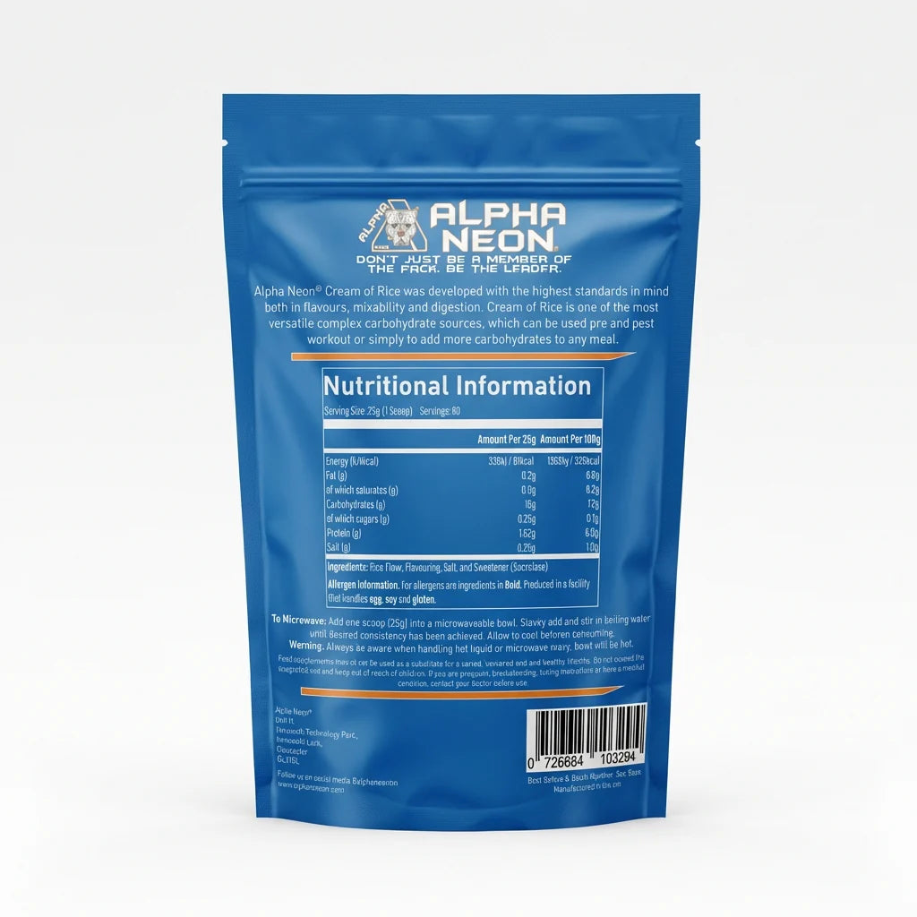 Alpha Neon - Cream Of Rice 80 Servings