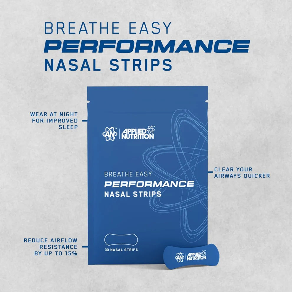 Applied Nutrition - Breathe Easy Performance Nasal Strips – 30 Strips