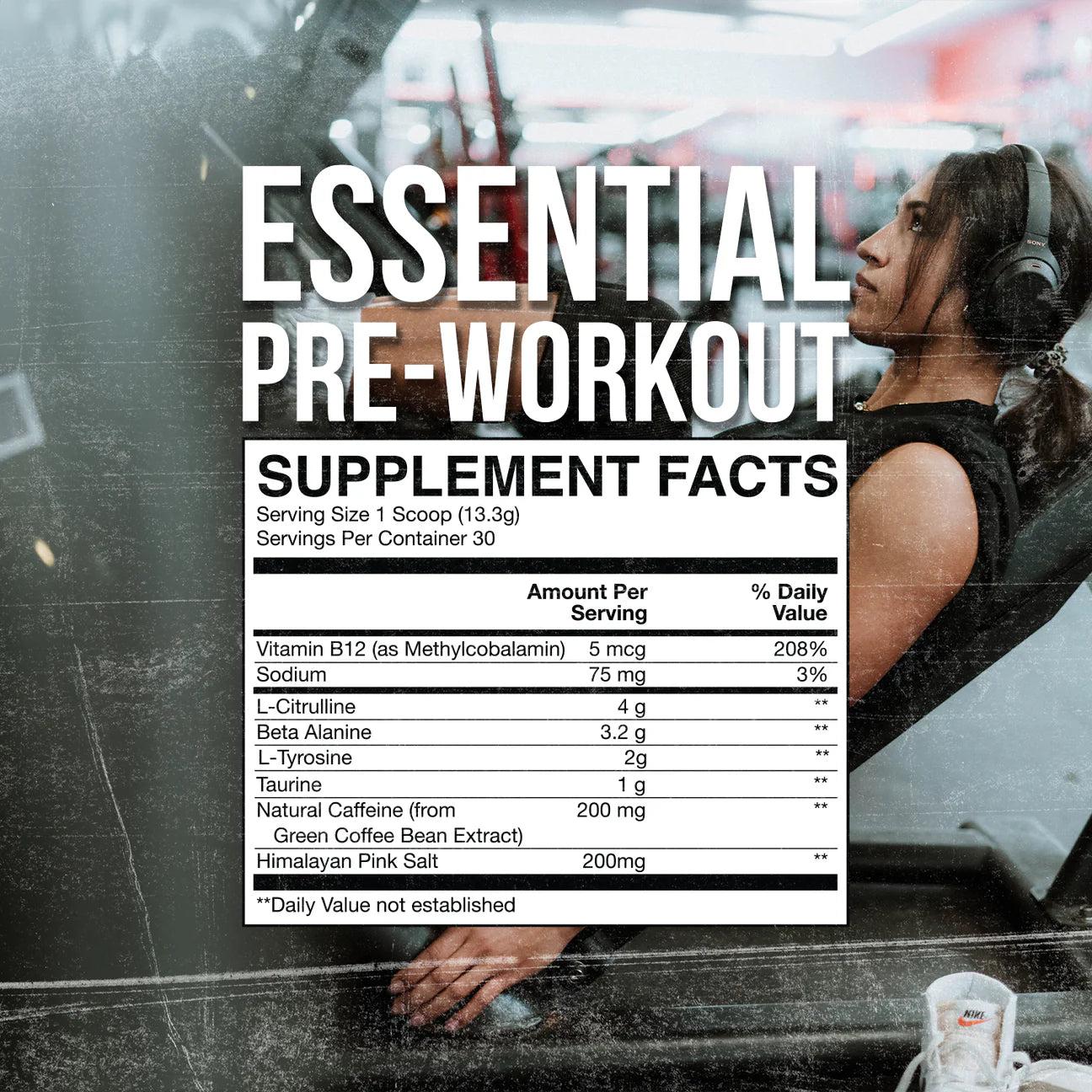 Raw Nutrition - BUM Essential Pre Workout 30 Servings