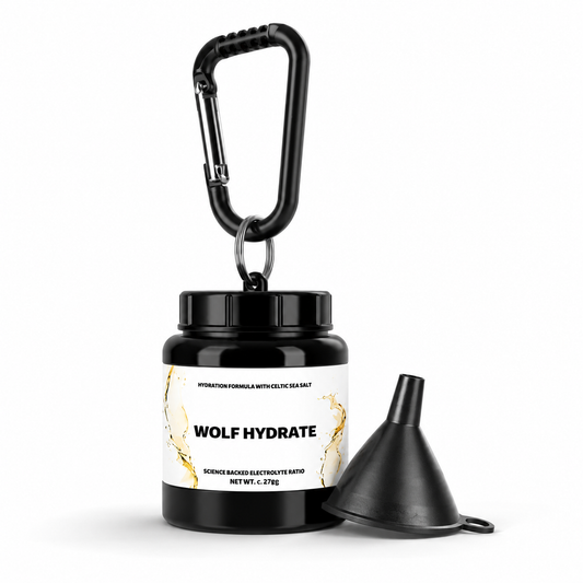 Wolf Supps - Portable Mini Hydrate Tub With Keychain & Funnel