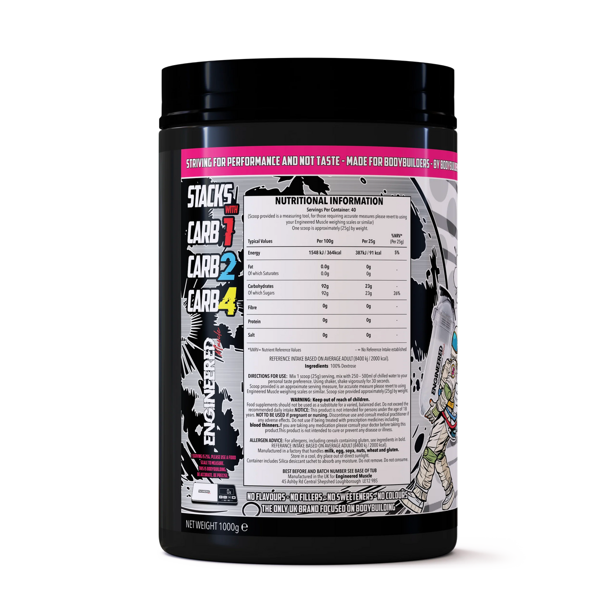 Engineered Muscle Dextrose Powder - 40 Servings