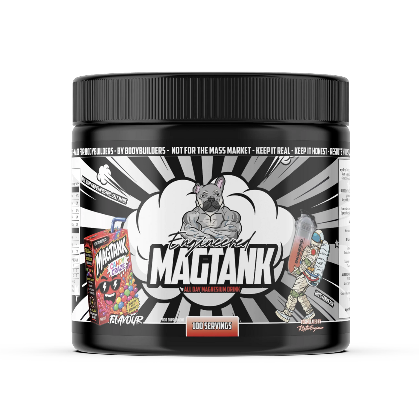 Engineered Muscle MagTank Magnesium Drink - 100 Servings
