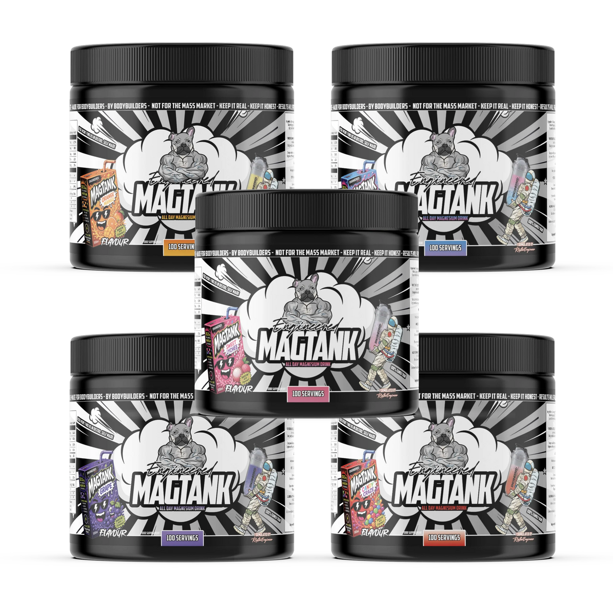 Engineered Muscle MagTank Magnesium Drink - 100 Servings