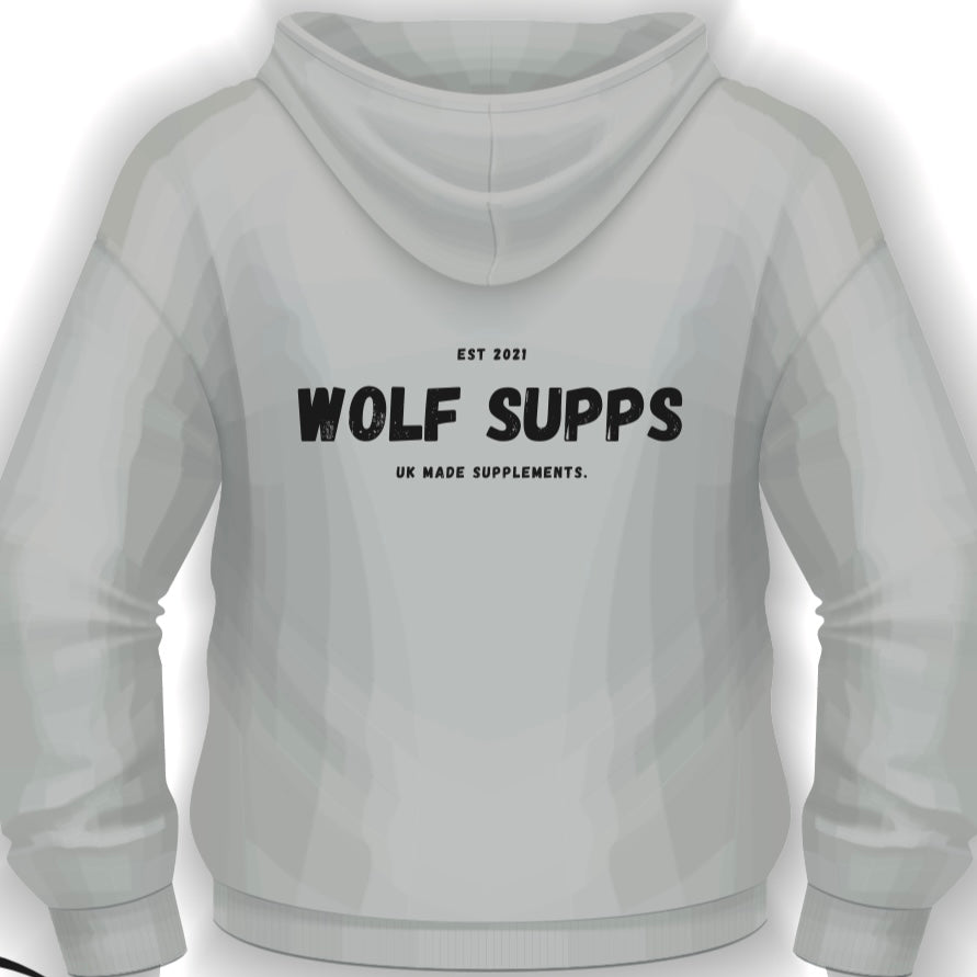 Wolf Supps - Grey Hoodie