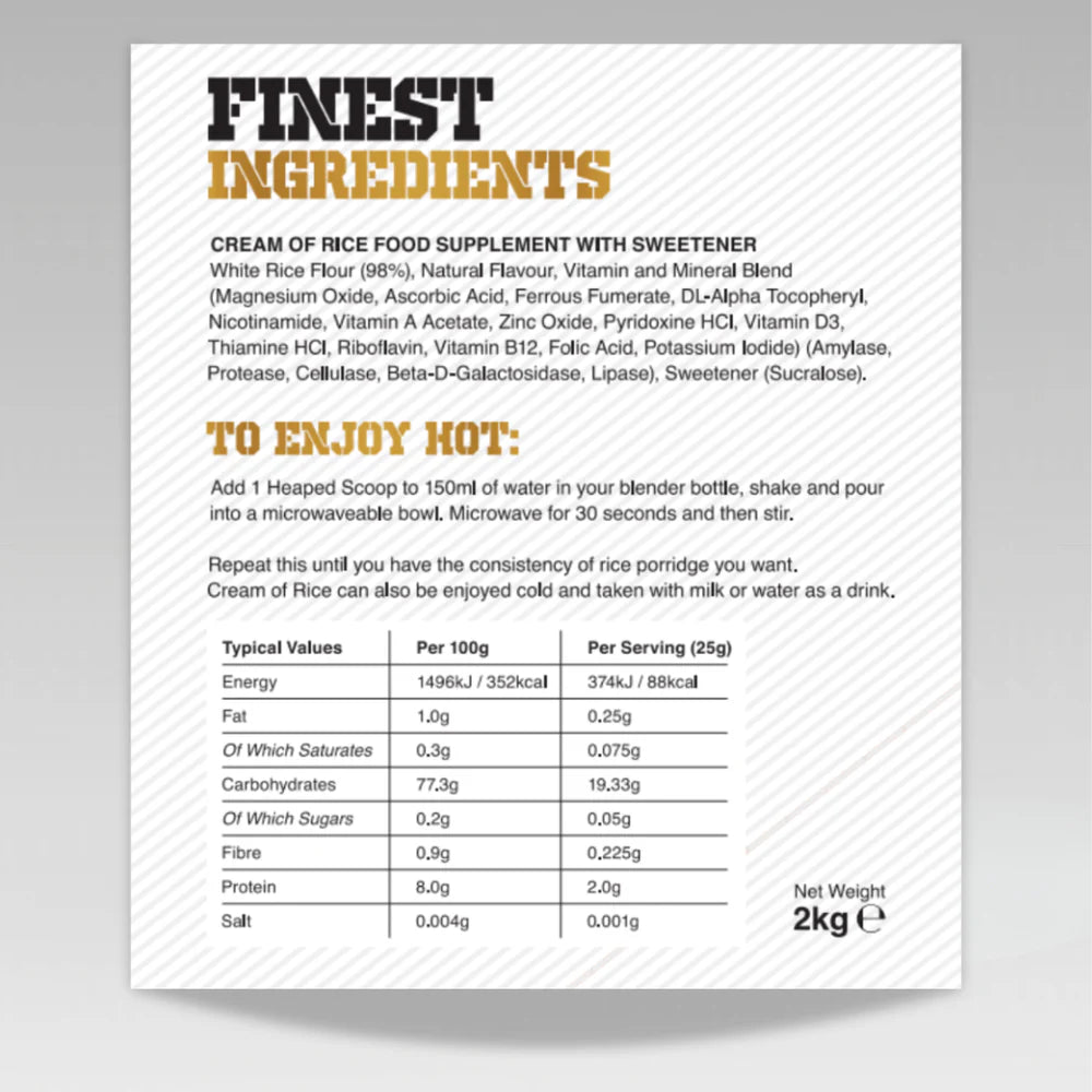 Gas Mark 10 - Cream Of Rice 2kg