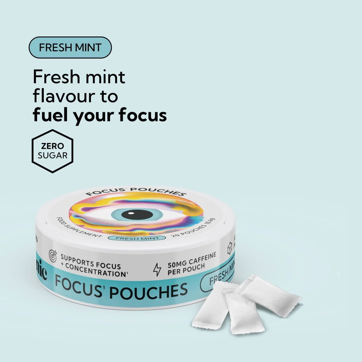 Neutonic Focus Pouches - Fresh Mint