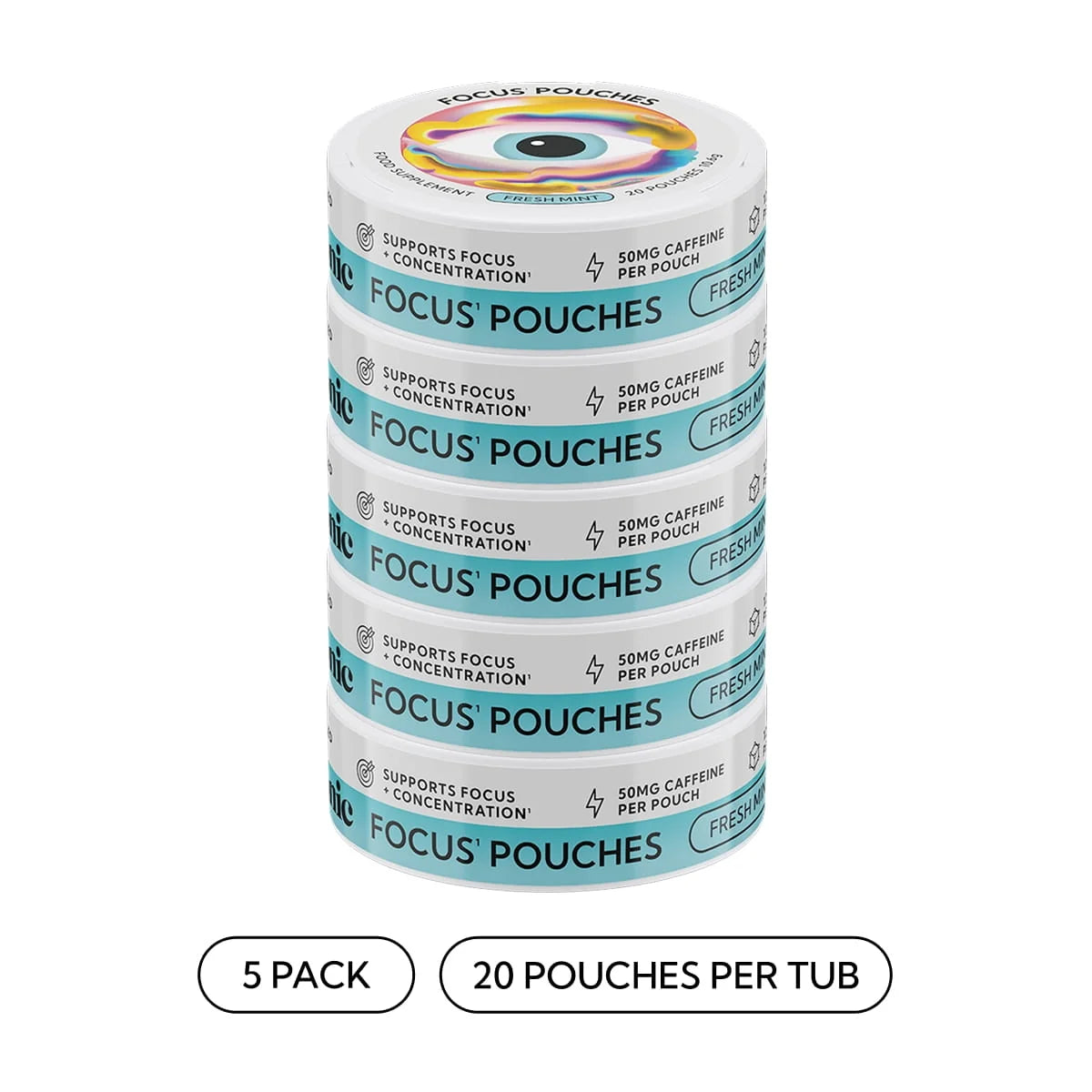 Neutonic Focus Pouches - Fresh Mint