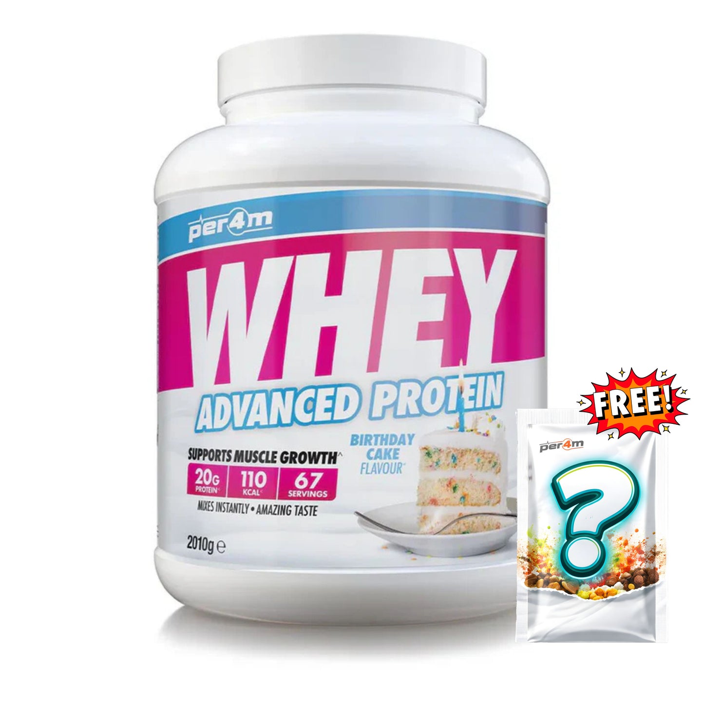 Per4m - Advanced Whey Protein 2.01kg + FREE Mystery Limited Edition Whey Sachet x1