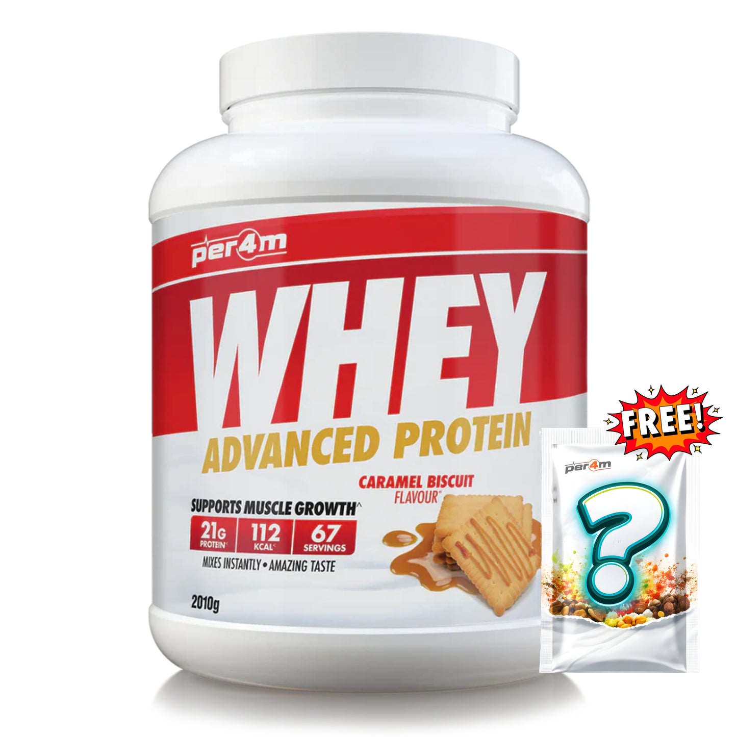 Per4m - Advanced Whey Protein 2.01kg + FREE Mystery Limited Edition Whey Sachet x1