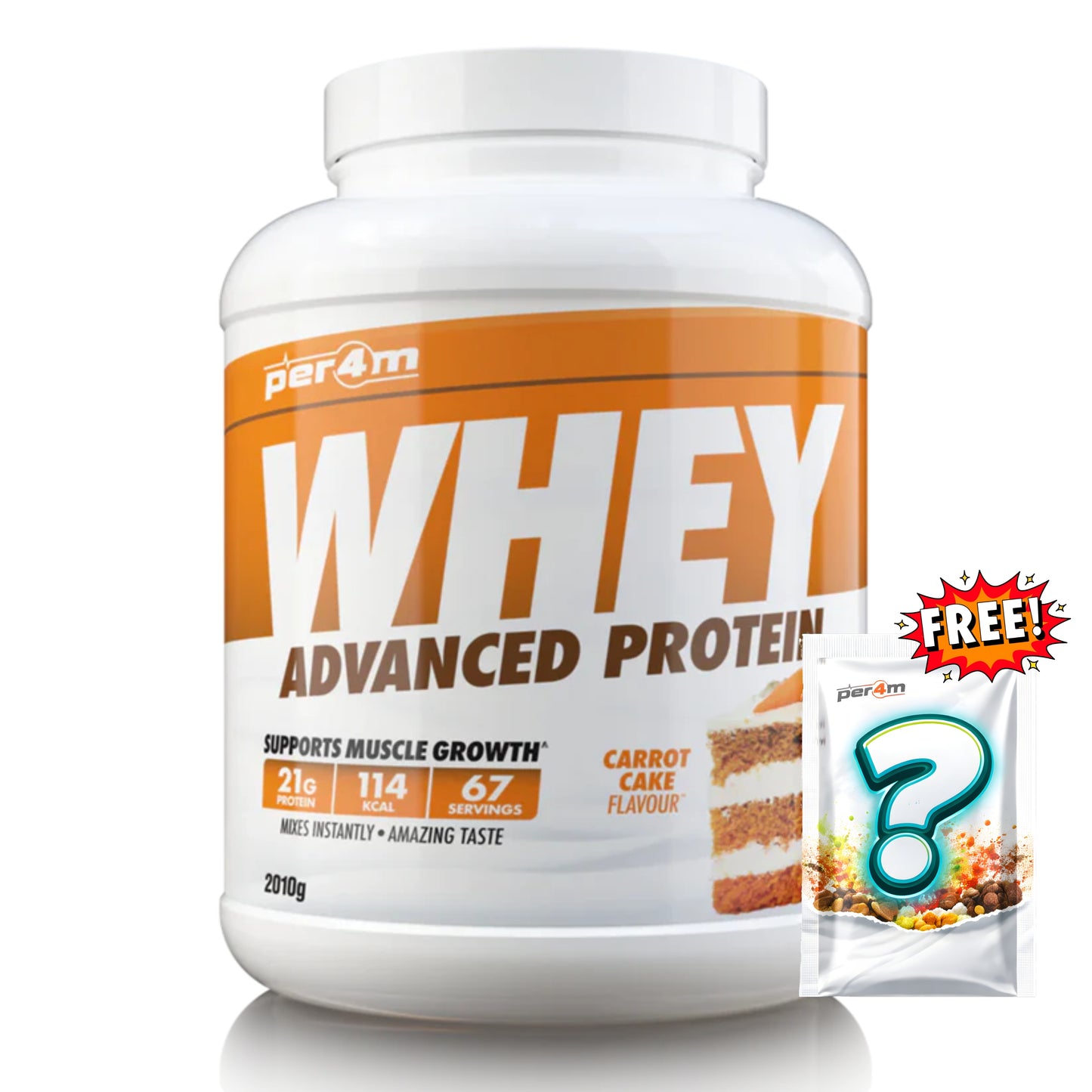 Per4m - Advanced Whey Protein 2.01kg + FREE Mystery Limited Edition Whey Sachet x1