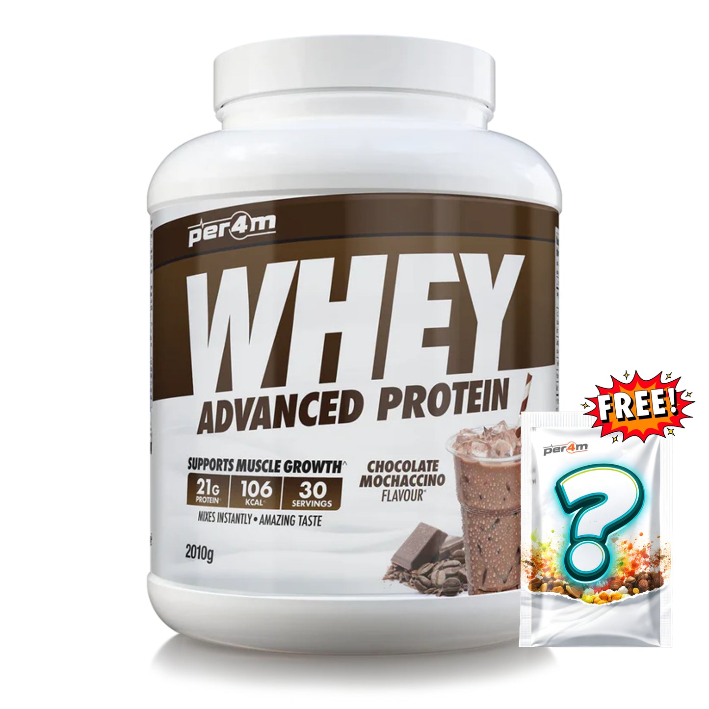 Per4m - Advanced Whey Protein 2.01kg + FREE Mystery Limited Edition Whey Sachet x1