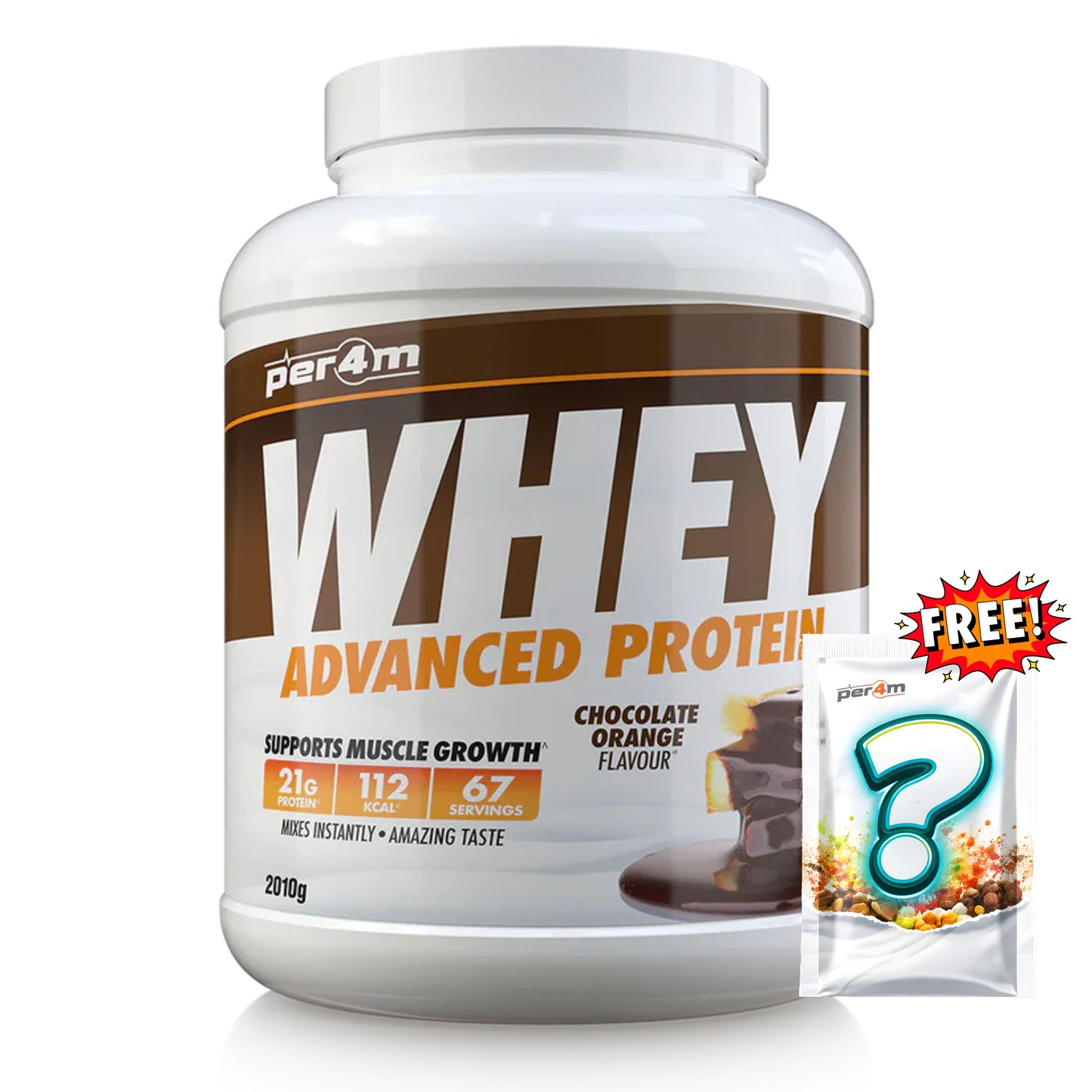 Per4m - Advanced Whey Protein 2.01kg + FREE Mystery Limited Edition Whey Sachet x1