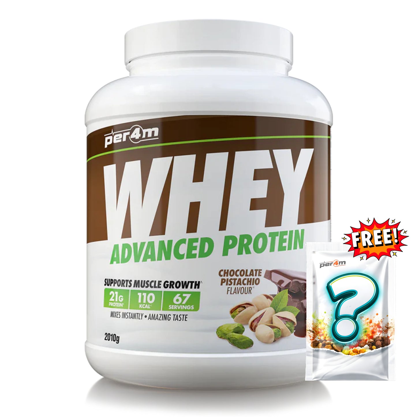 Per4m - Advanced Whey Protein 2.01kg + FREE Mystery Limited Edition Whey Sachet x1