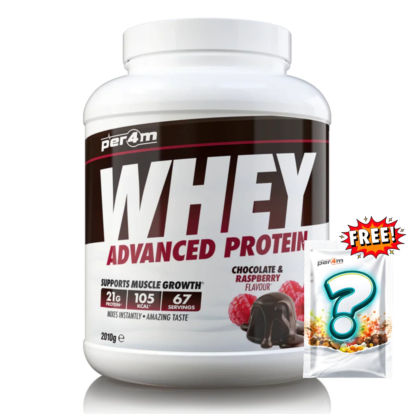 Per4m - Advanced Whey Protein 2.01kg + FREE Mystery Limited Edition Whey Sachet x1