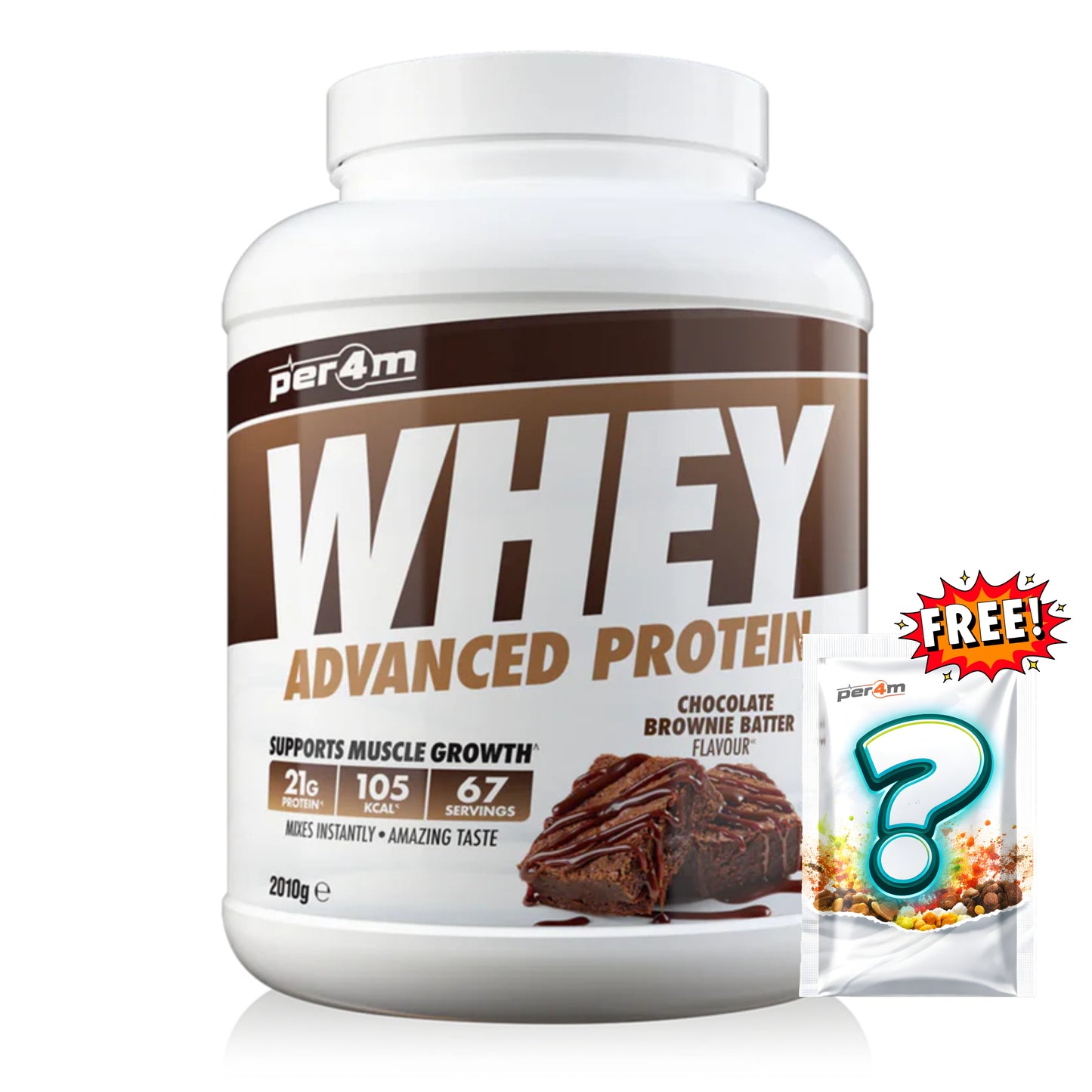 Per4m - Advanced Whey Protein 2.01kg + FREE Mystery Limited Edition Whey Sachet x1