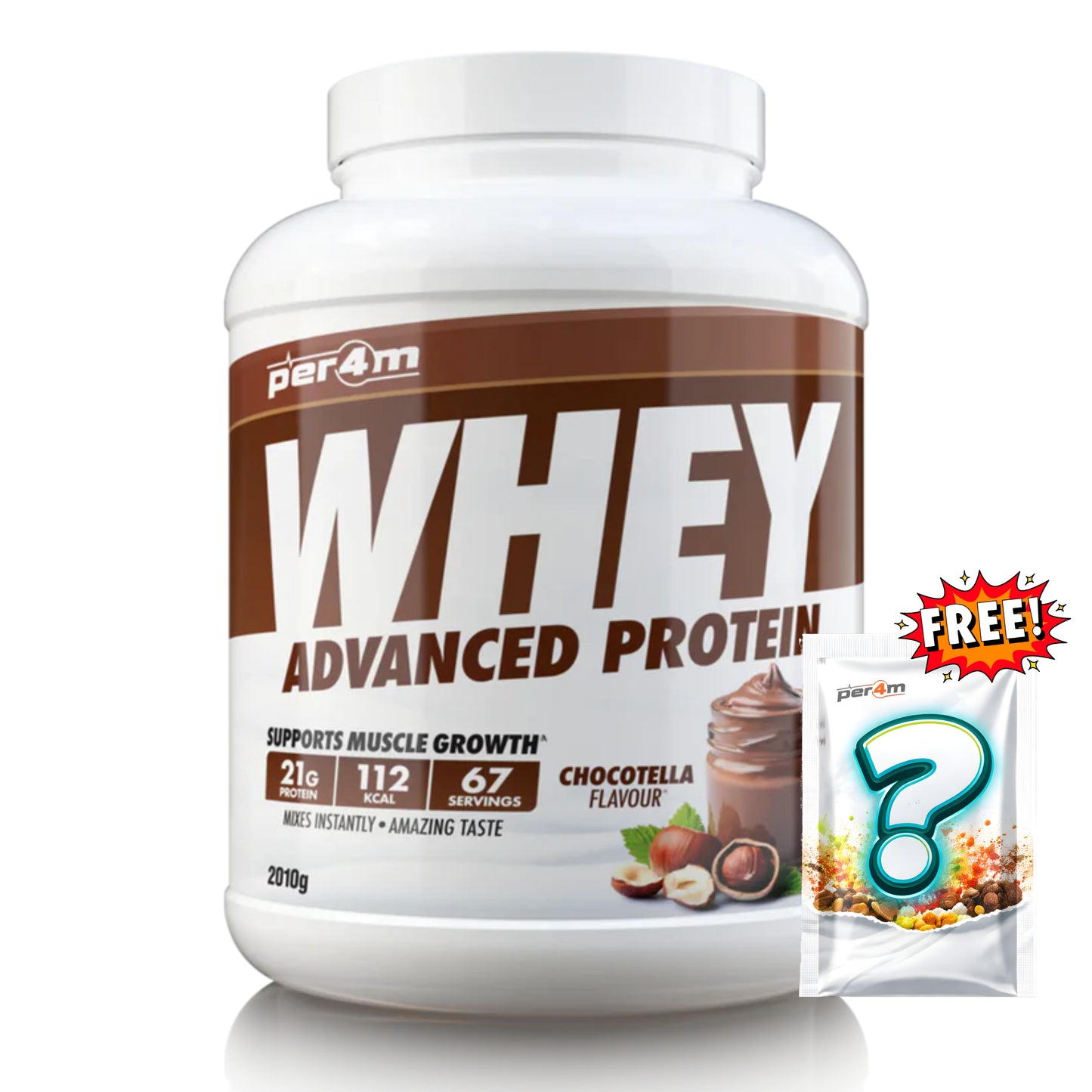 Per4m - Advanced Whey Protein 2.01kg + FREE Mystery Limited Edition Whey Sachet x1