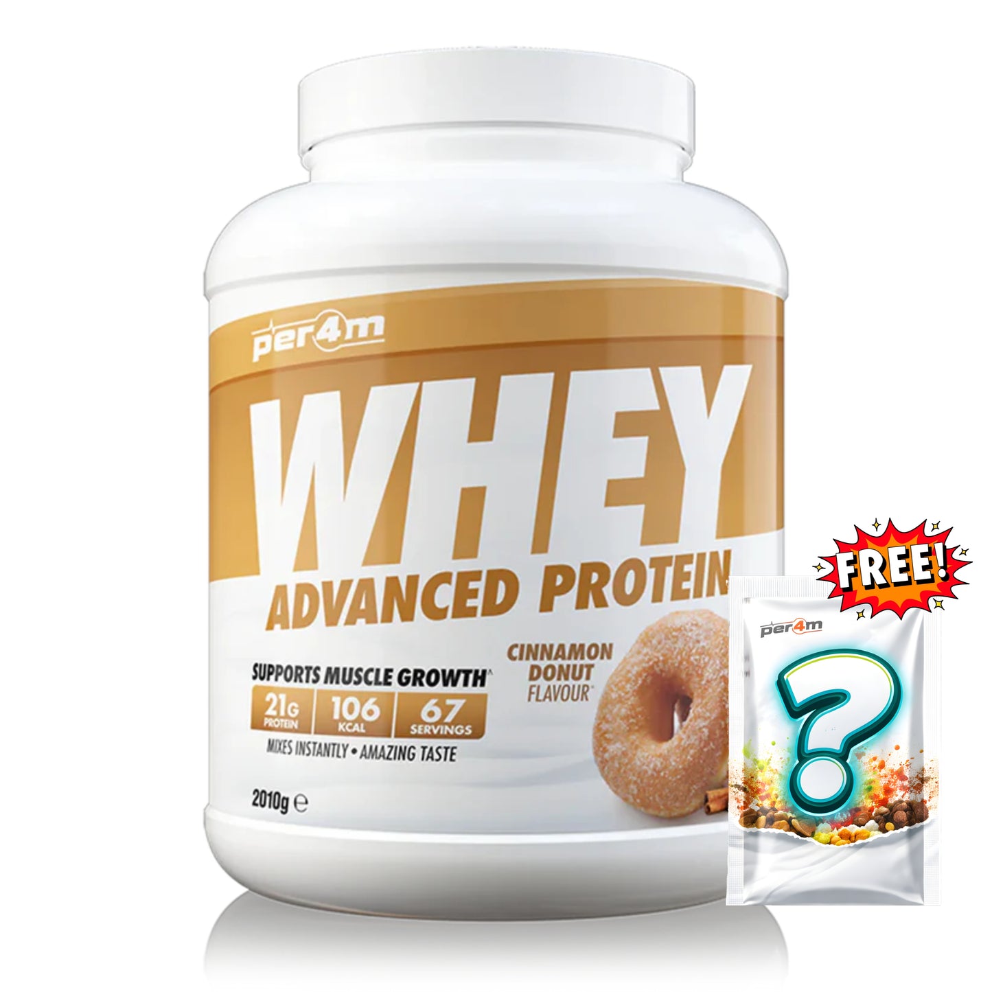 Per4m - Advanced Whey Protein 2.01kg + FREE Mystery Limited Edition Whey Sachet x1