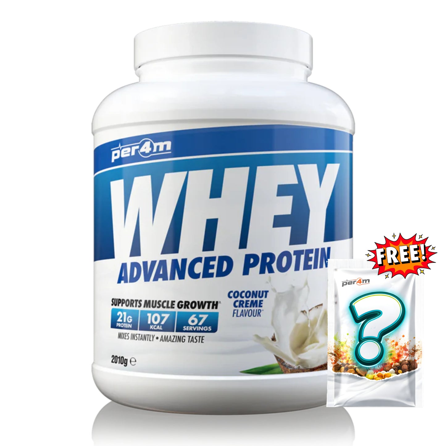 Per4m - Advanced Whey Protein 2.01kg + FREE Mystery Limited Edition Whey Sachet x1