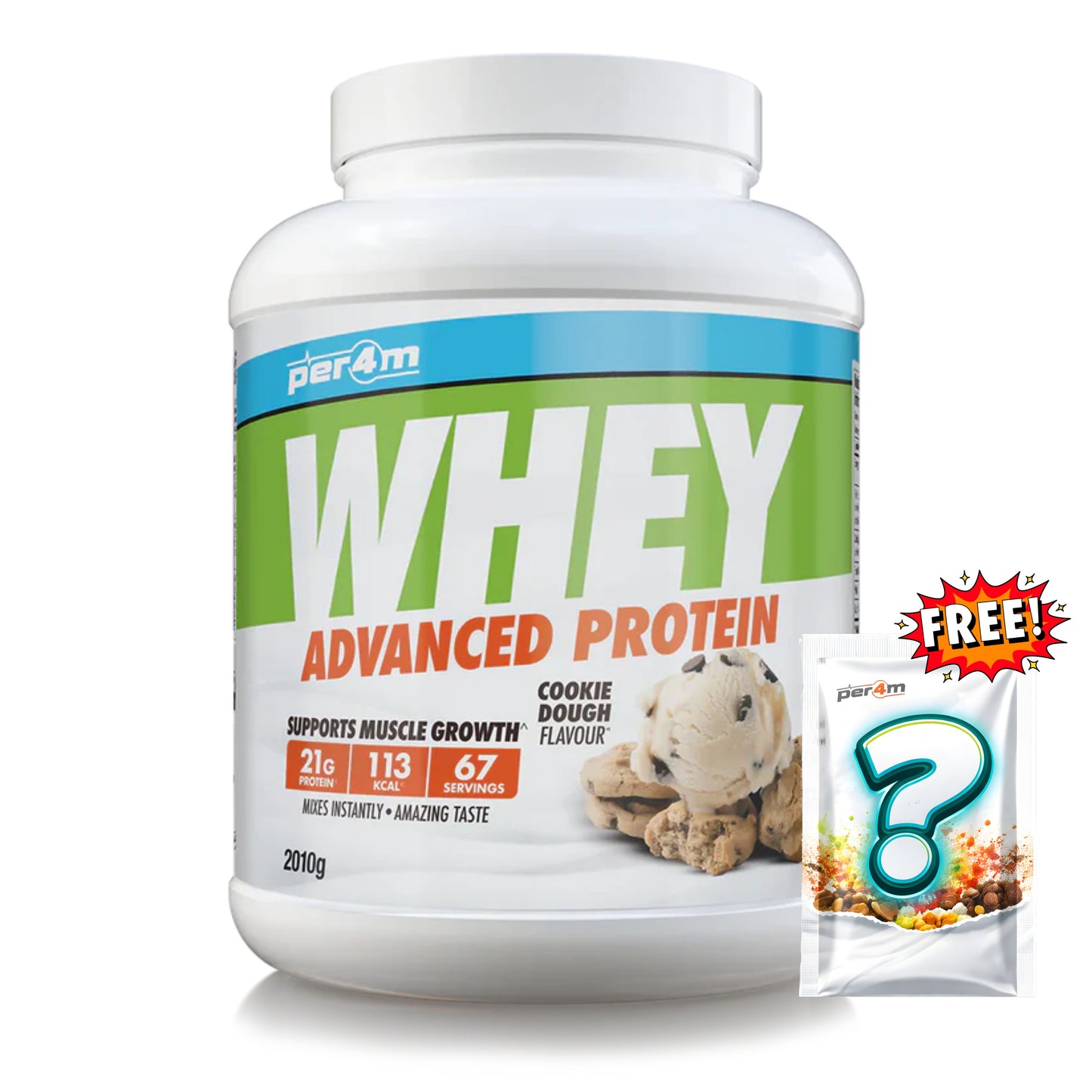 Per4m - Advanced Whey Protein 2.01kg + FREE Mystery Limited Edition Whey Sachet x1