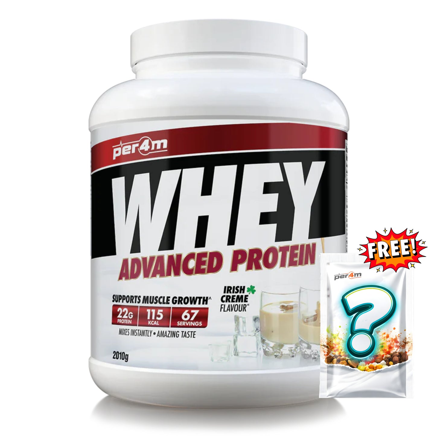 Per4m - Advanced Whey Protein 2.01kg + FREE Mystery Limited Edition Whey Sachet x1