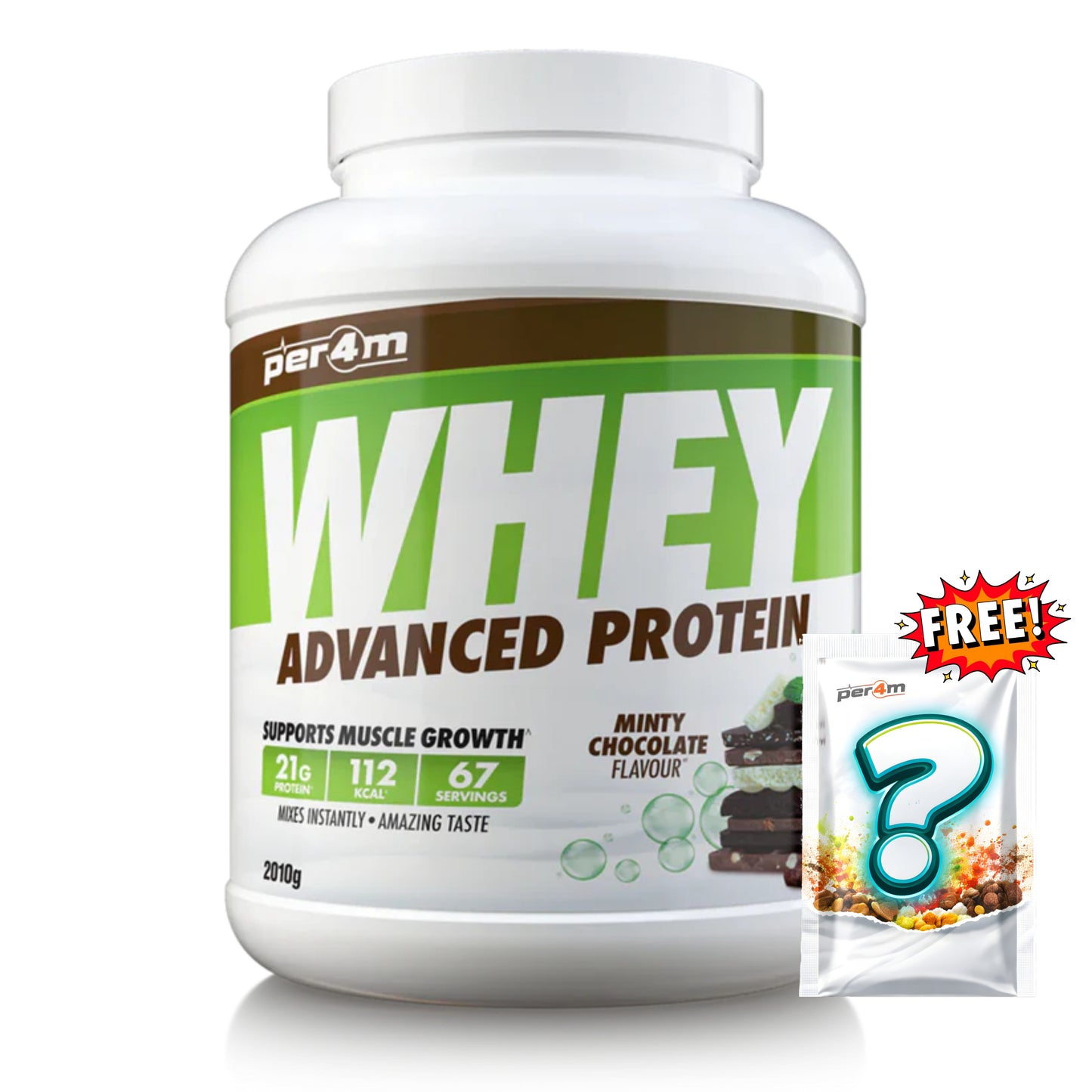 Per4m - Advanced Whey Protein 2.01kg + FREE Mystery Limited Edition Whey Sachet x1