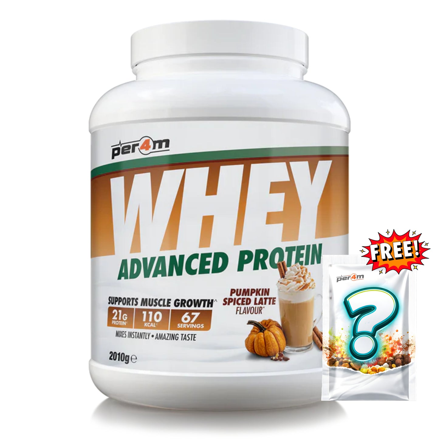 Per4m - Advanced Whey Protein 2.01kg + FREE Mystery Limited Edition Whey Sachet x1