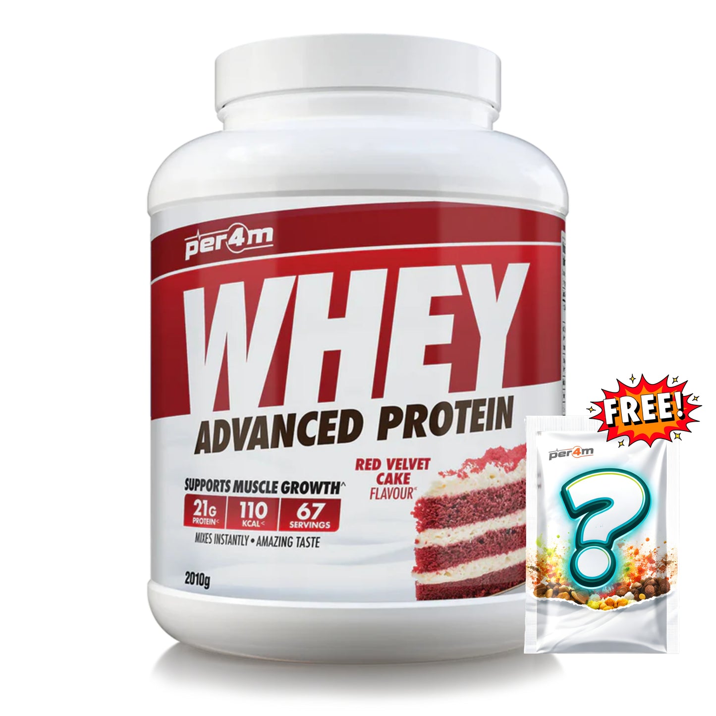 Per4m - Advanced Whey Protein 2.01kg + FREE Mystery Limited Edition Whey Sachet x1