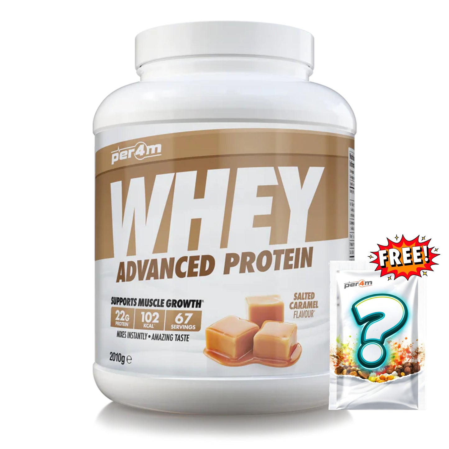 Per4m - Advanced Whey Protein 2.01kg + FREE Mystery Limited Edition Whey Sachet x1