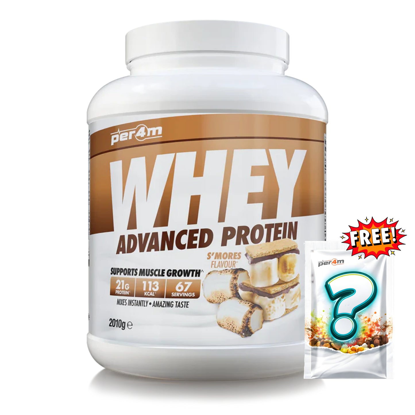 Per4m - Advanced Whey Protein 2.01kg + FREE Mystery Limited Edition Whey Sachet x1