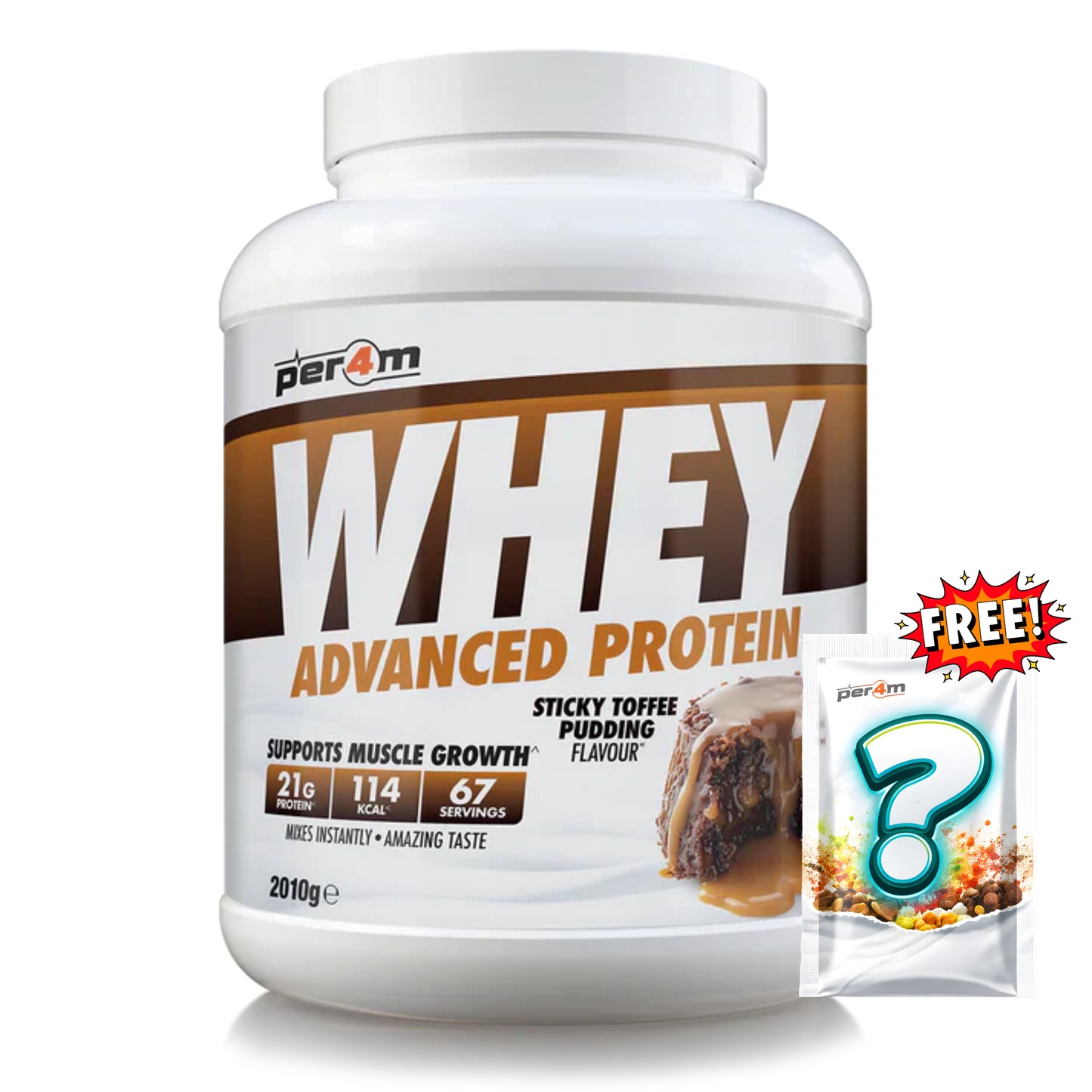 Per4m - Advanced Whey Protein 2.01kg + FREE Mystery Limited Edition Whey Sachet x1