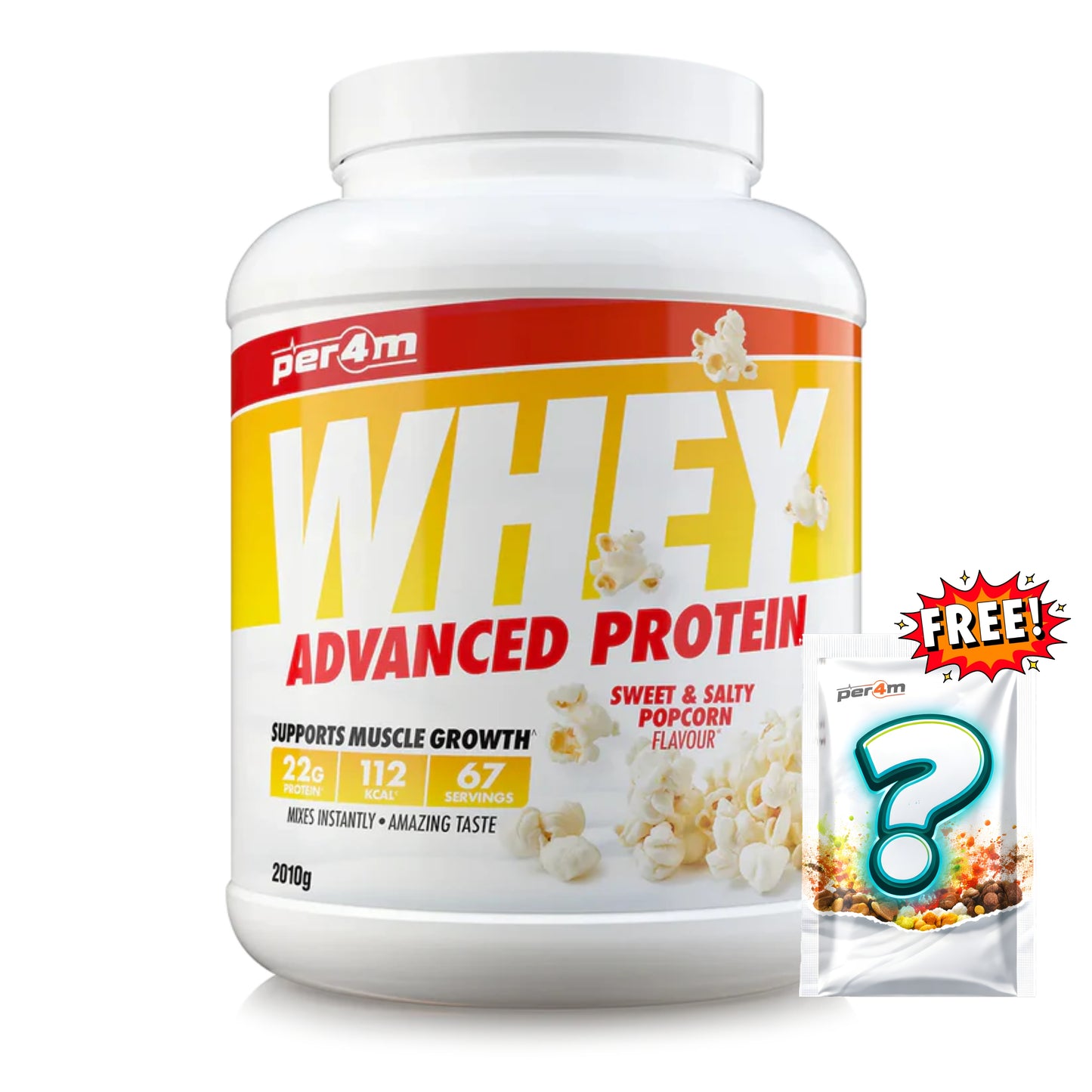 Per4m - Advanced Whey Protein 2.01kg + FREE Mystery Limited Edition Whey Sachet x1