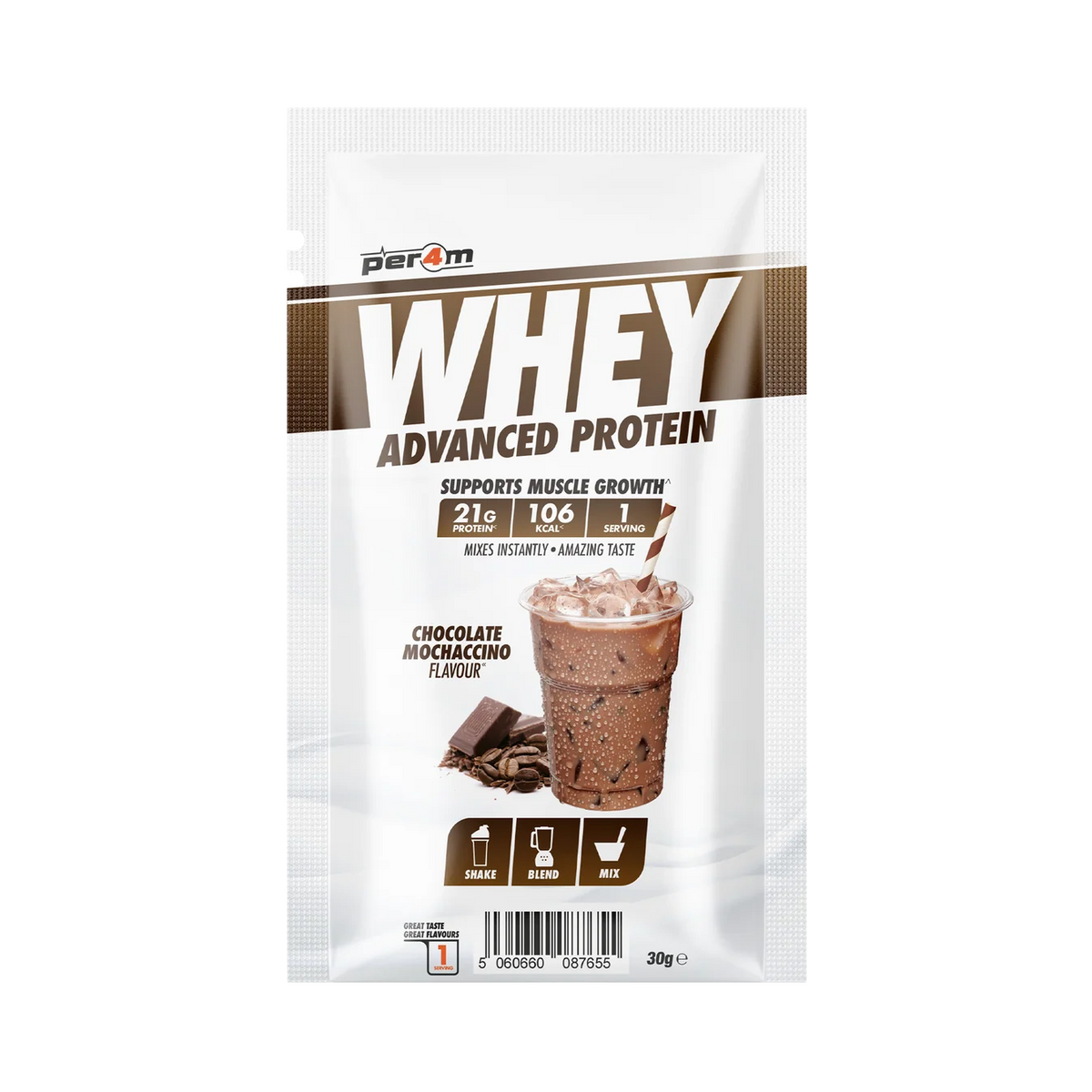 PER4M Whey Protein 30g Sample Sachet - Single Serving