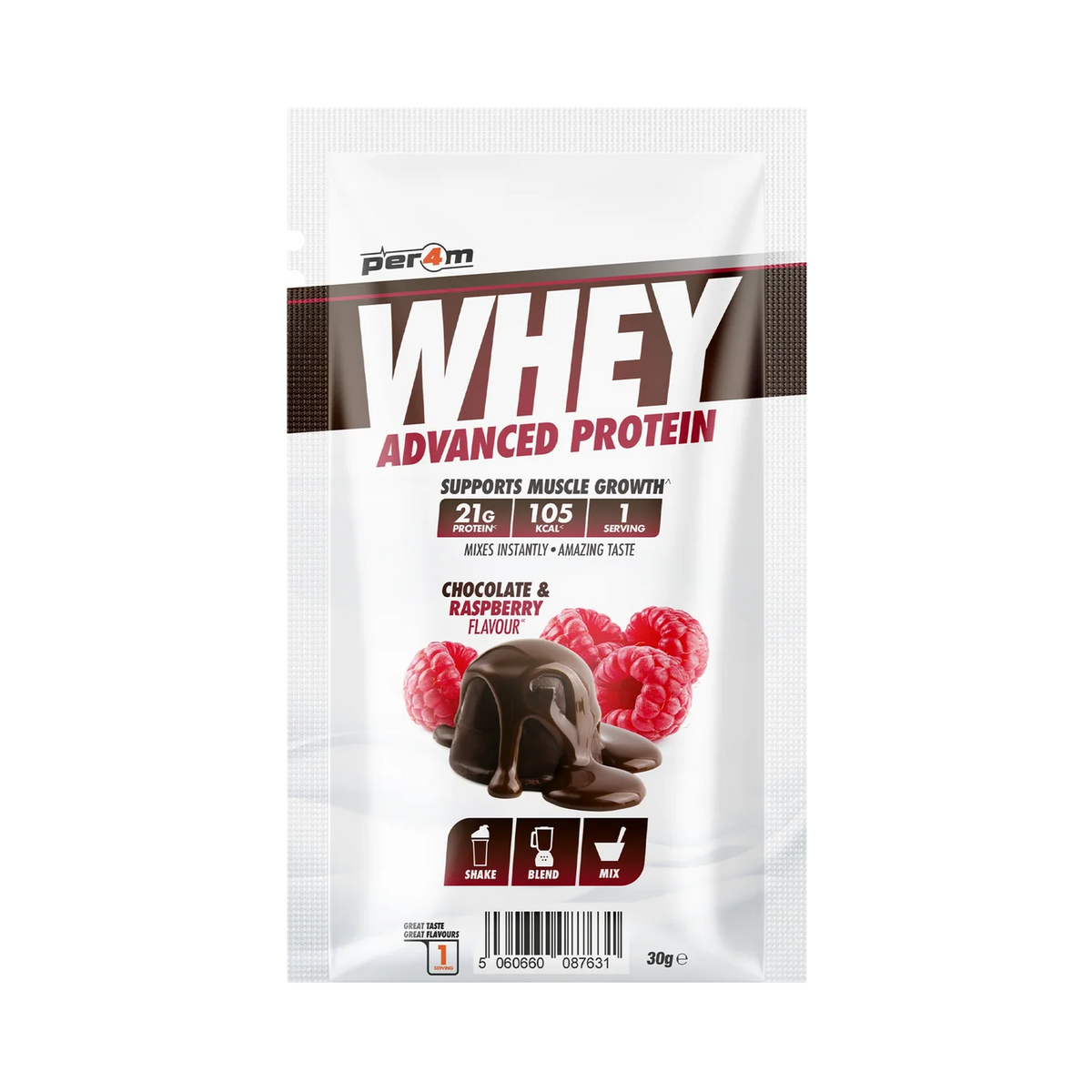 PER4M Whey Protein 30g Sample Sachet - Single Serving