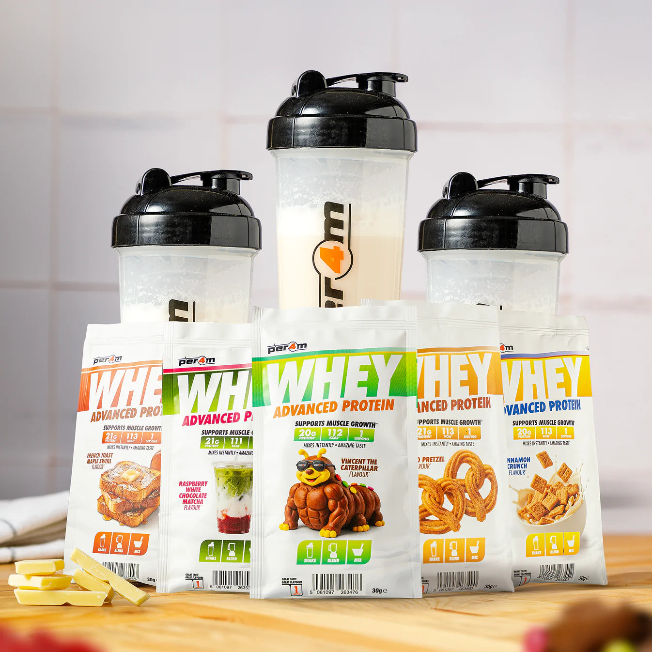 Per4m - 'Which Whey Wins' Limited Edition Flavour Bundle (5 Sachets)