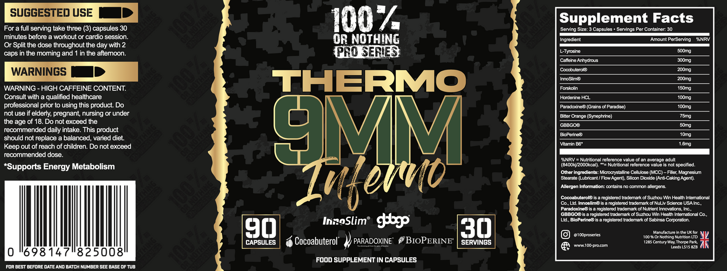 100% Or Nothing Pro Series - Thermo 9MM Inferno