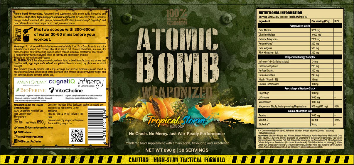 100% Or Nothing Pro Series - ATOMIC BOMB WEAPONIZED 690g – Wolf