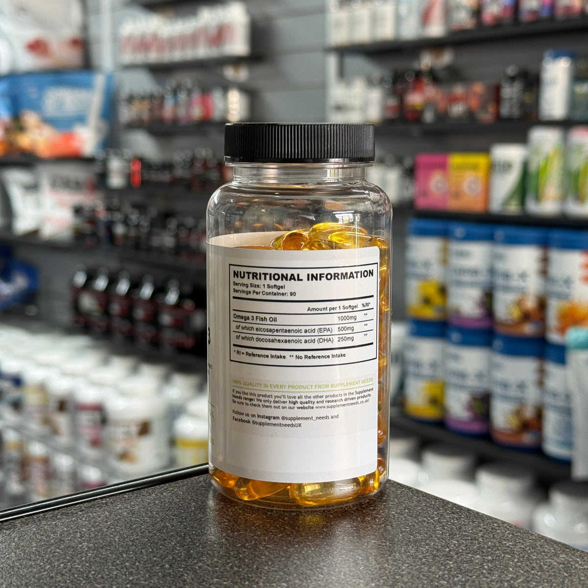 Supplement Needs Omega 3 High Strength - 90 Softgels