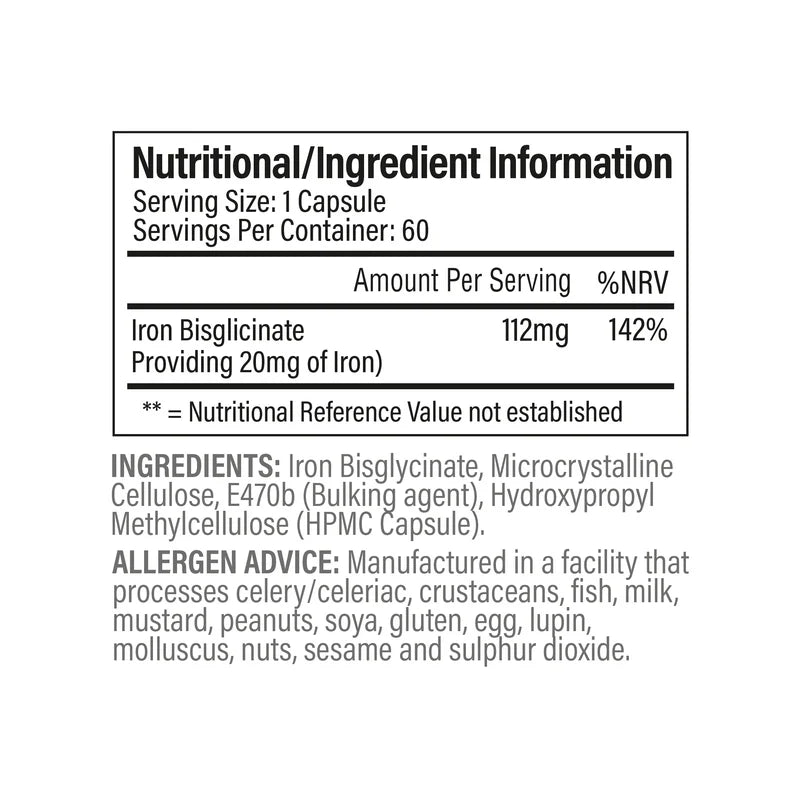 TBJP - Iron 60 Servings