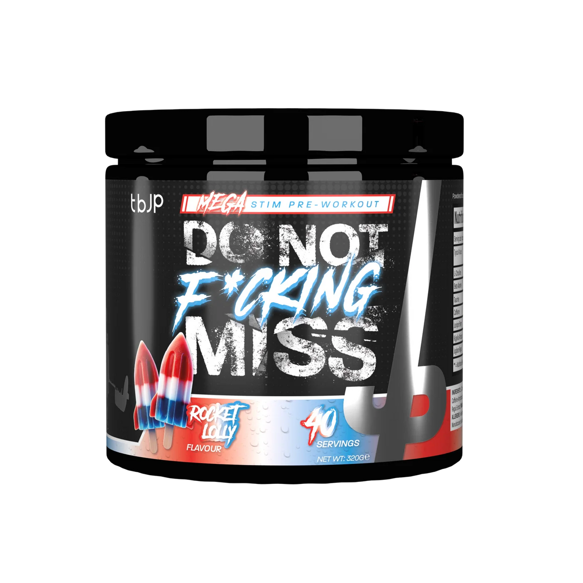 tbJP DNFM High-Stim Pre-Workout – 20/40 Servings